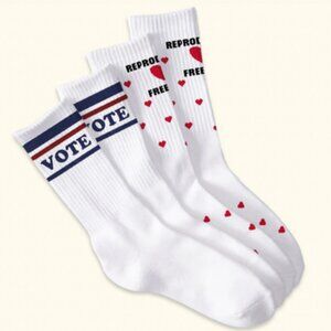 Designer for Democracy x Aurora James Socks
